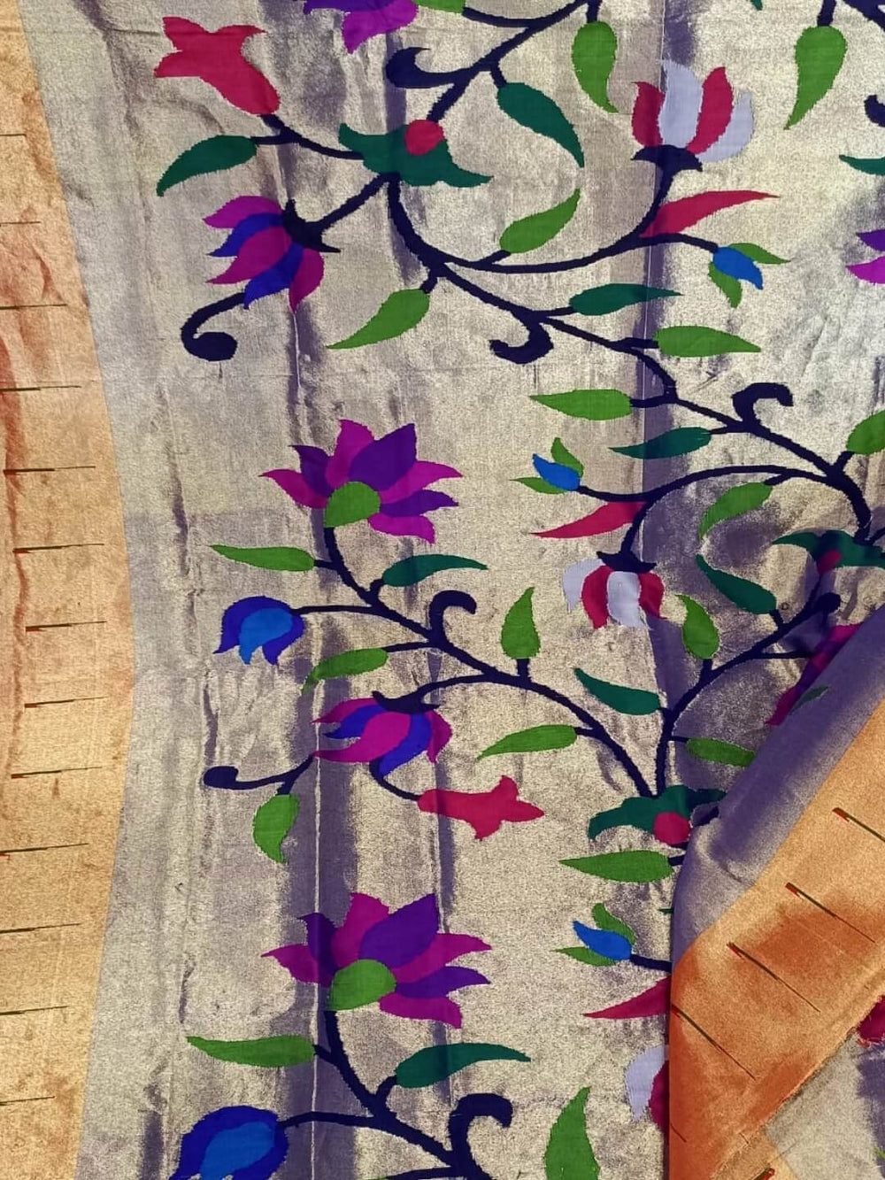 All Over Brocade Tissue Paithani Dupatta