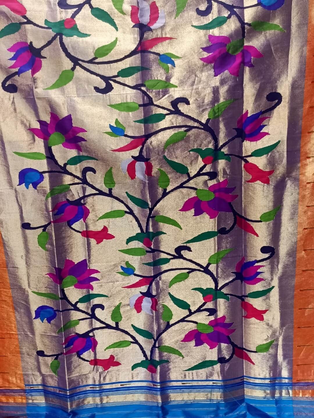 All Over Brocade Tissue Paithani Dupatta