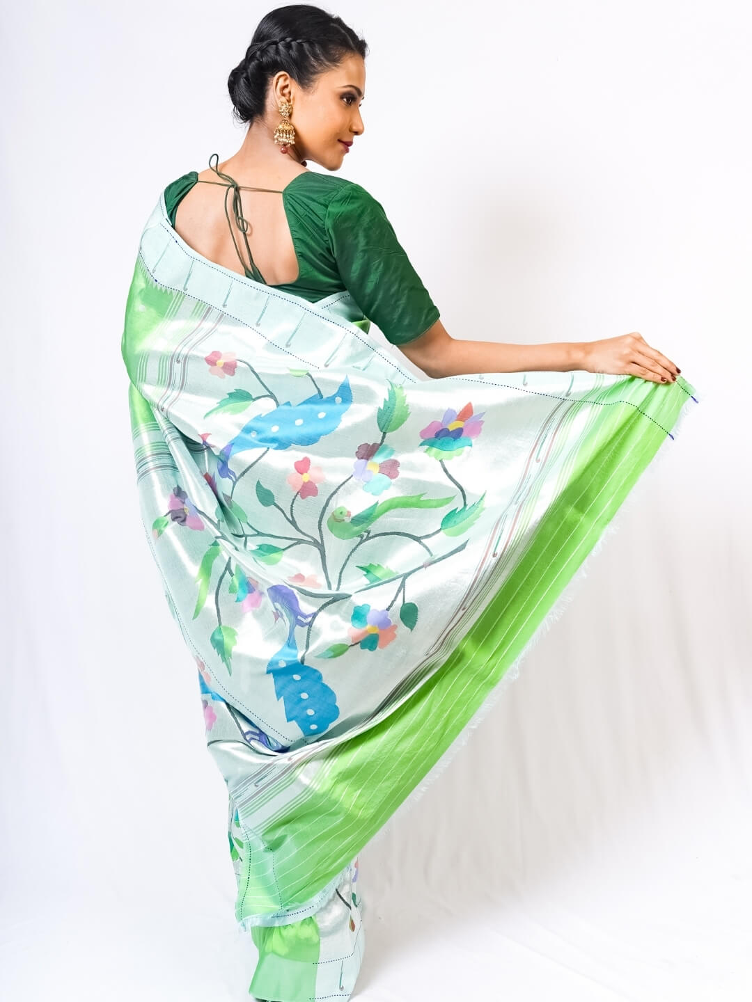 Pista Green Paithani Saree Online