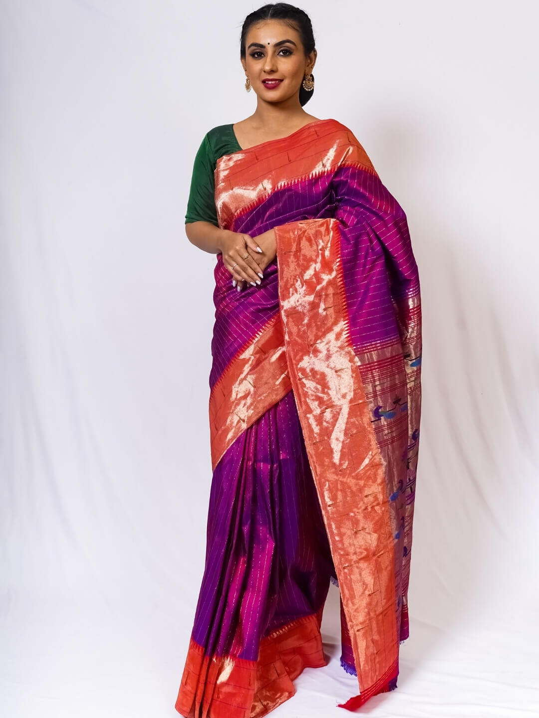 Magenta Paithani Saree Online