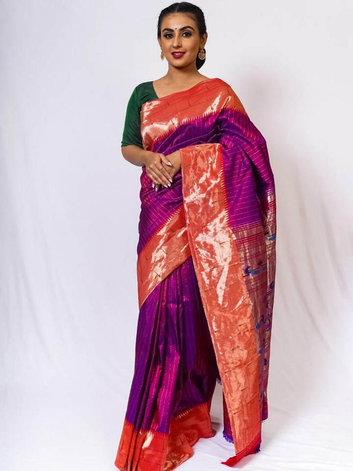 Magenta Paithani Saree Online