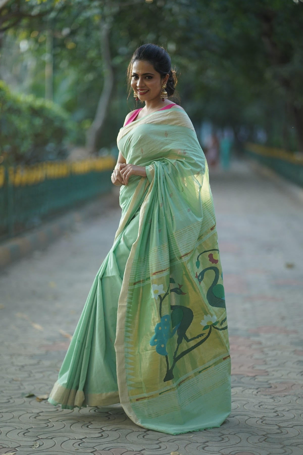 History of Cotton Paithani Saree
