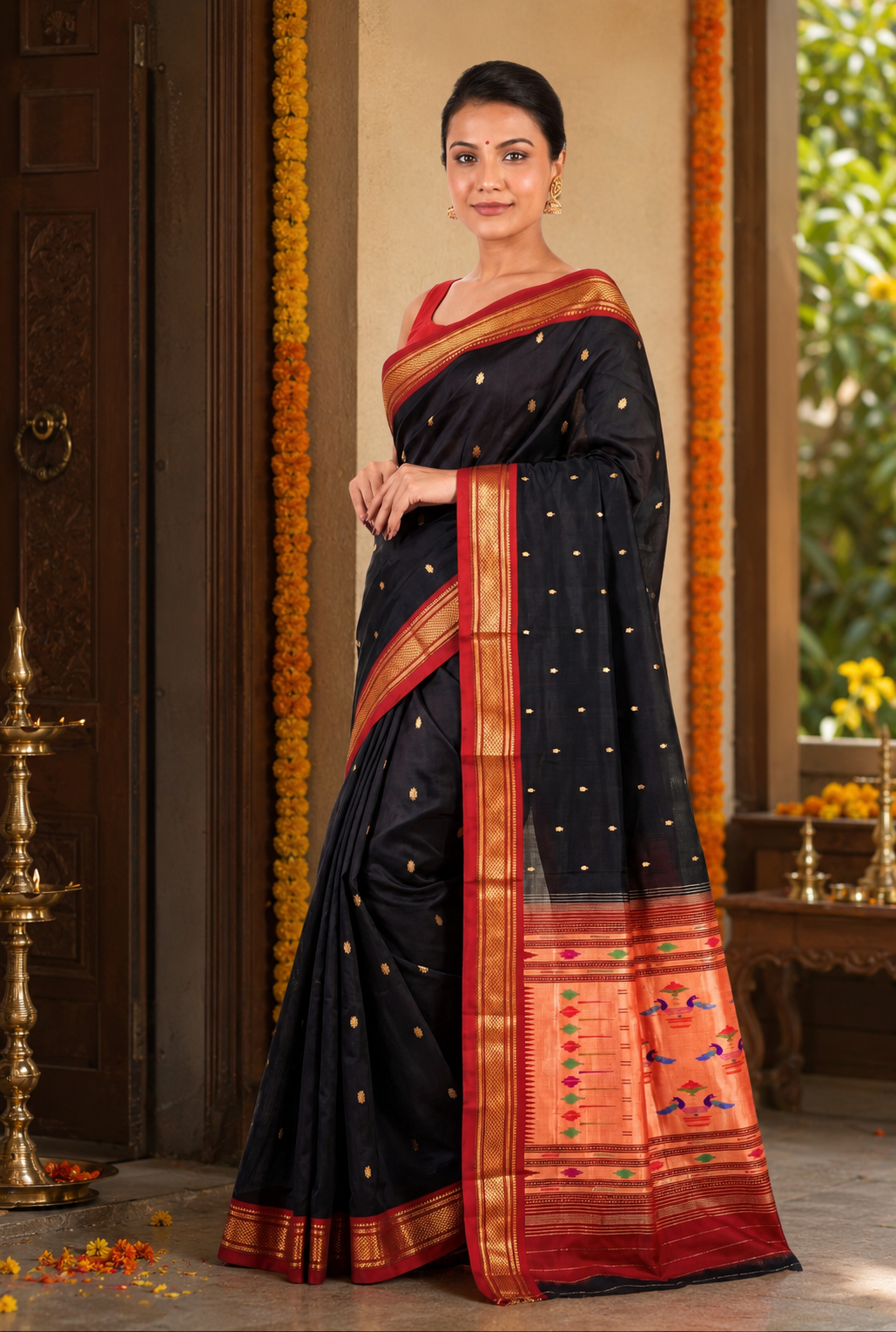 Authentic Handwoven Paithani