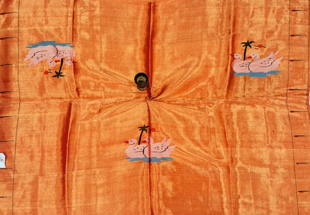 Golden Tissue Paithani Blouse Online