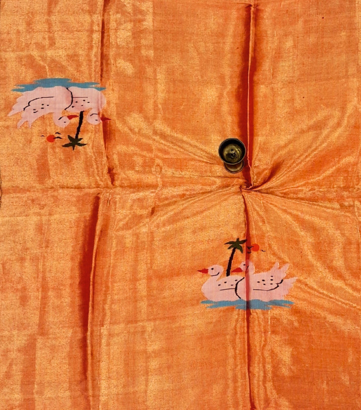 Golden Tissue Paithani Blouse Online