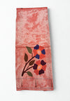 Tissue pure silk blouse piece with flower design