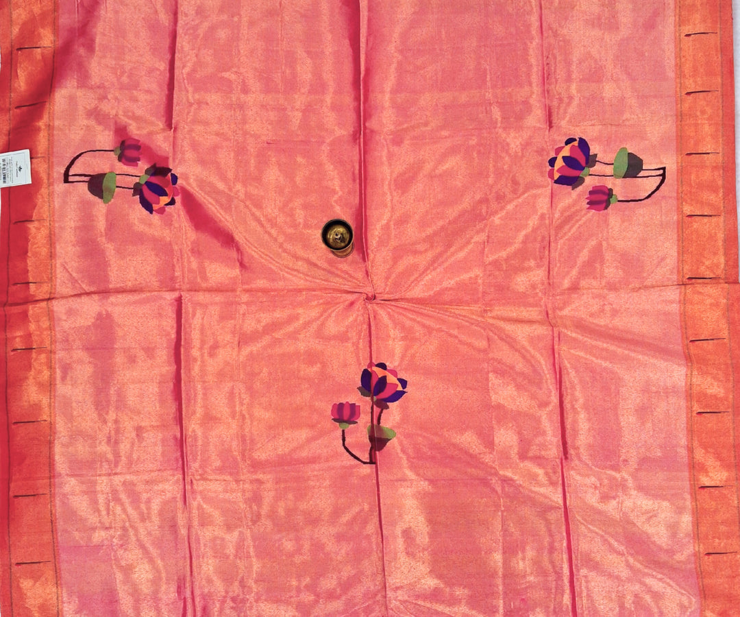 Rose Gold Blouse for Paithani Saree