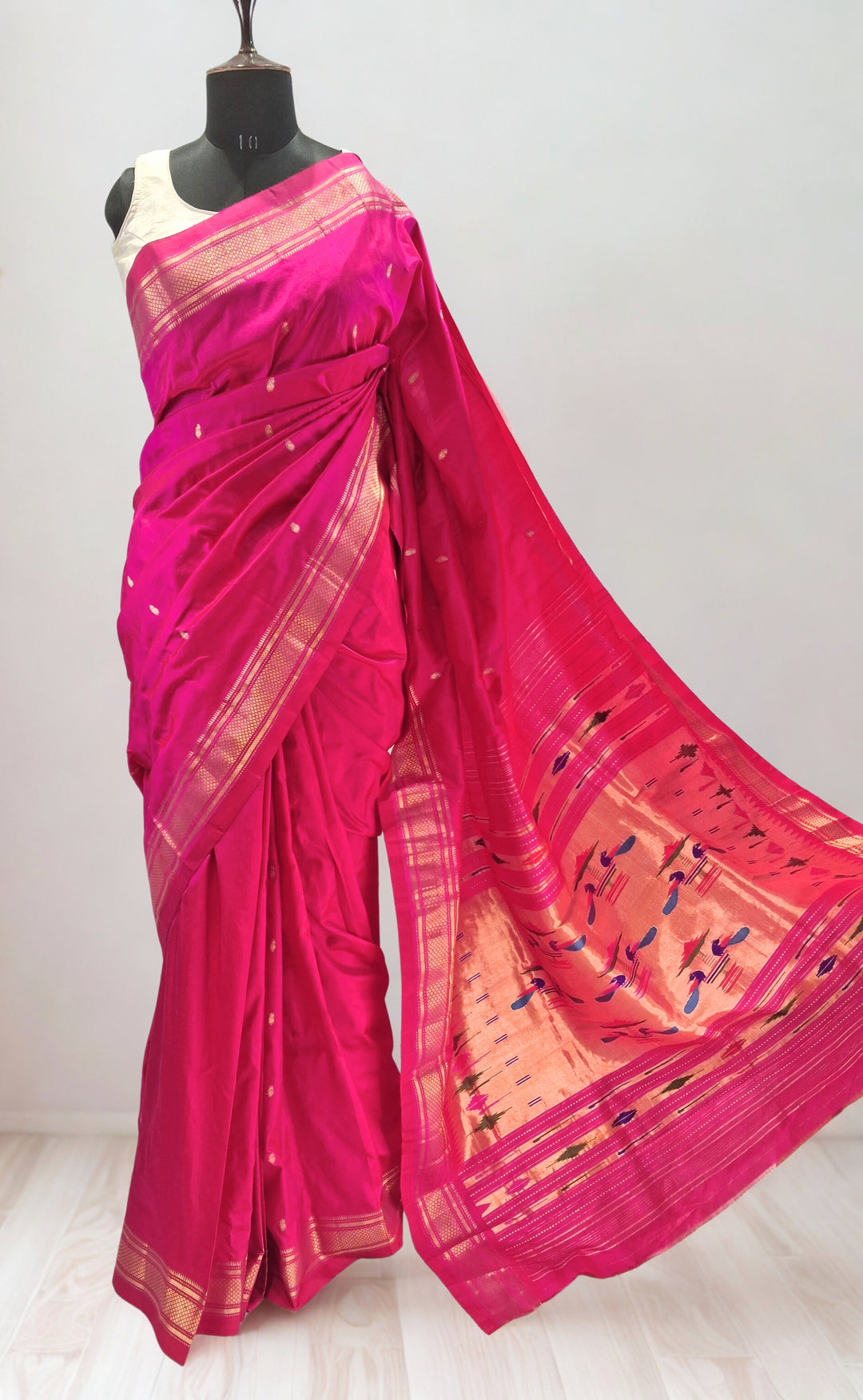 Pink Paithani Saree