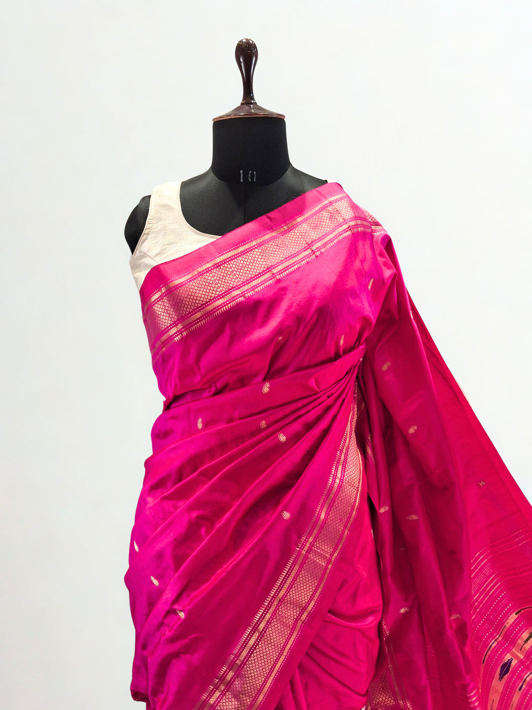 Pink Paithani Saree