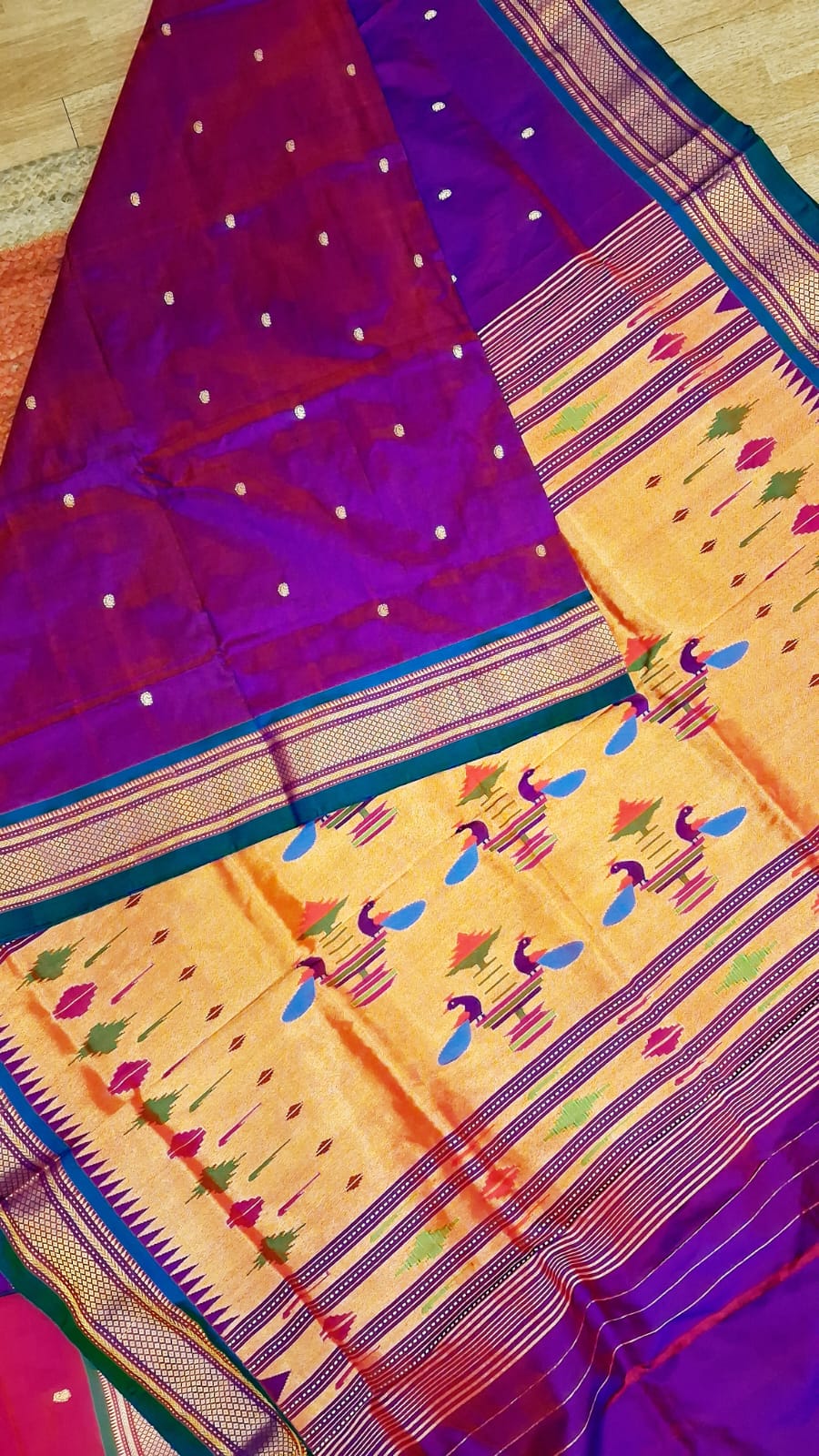 Purple Paithani Sarees for Brides
