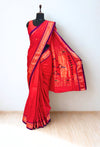 Red Paithani Saree for Wedding