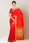 Red Silk Paithani Saree