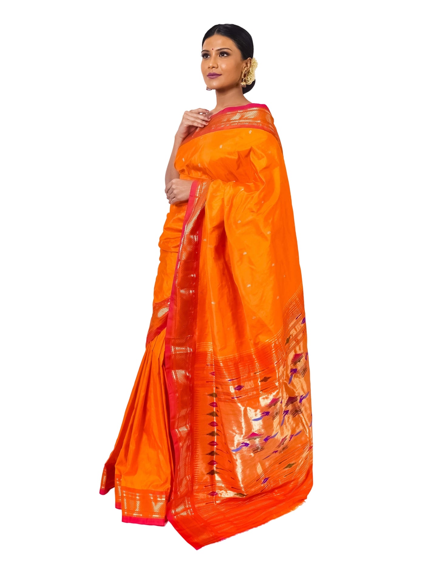 Mustard Silk Paithani