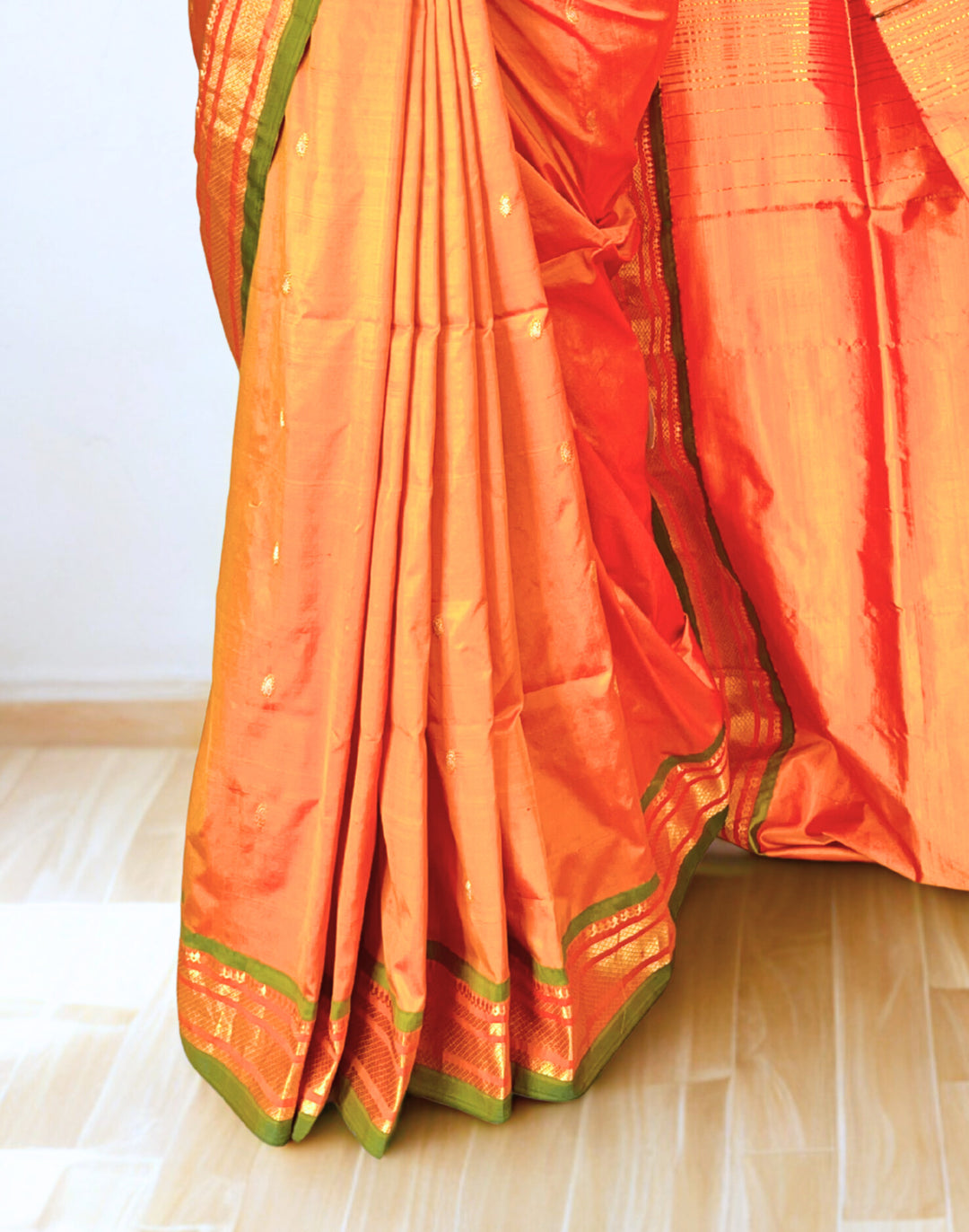 Yellow Paithani Saree with Gold Zari