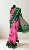 Pink Gadwal Silk Saree