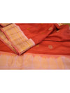 Red Checks Gadwal Silk Saree Online