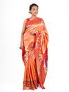 Peach Wedding Paithani Saree
