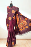 Wine Paithani Saree Online