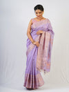 Lavender Cotton Jamdani Saree