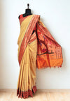 Butterscotch Yellow Paithani Saree