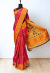 Pink Paithani Saree with Zari Border