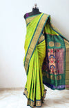 Parrot Green Paithani Online