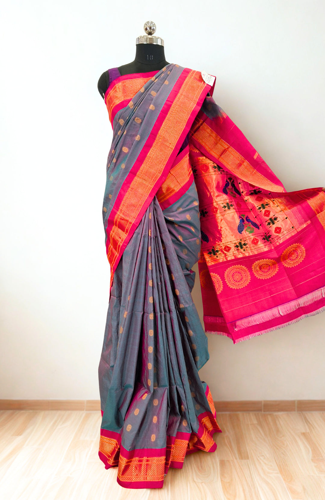 Mauve Paithani Saree Online