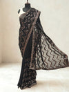 Black designer saree